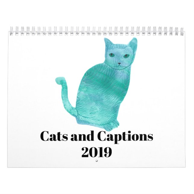Katzen-und Titel-Spaß-Spaß-Kalender 2019 Kalender (Titelbild)