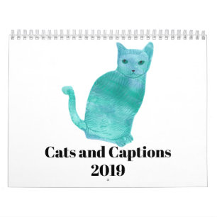Katzen-und Titel-Spaß-Spaß-Kalender 2019 Kalender