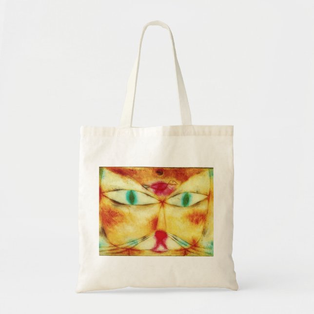 Katzen-und Vogel-Taschen-Tasche Pauls Klee Tragetasche (Vorne)