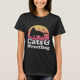 Katzen und Wrestling, Männer oder Frauen, Katzen u T-Shirt