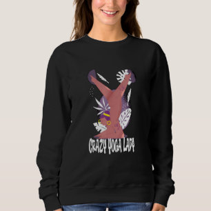 Katzen und Yoga Matten Sweatshirt