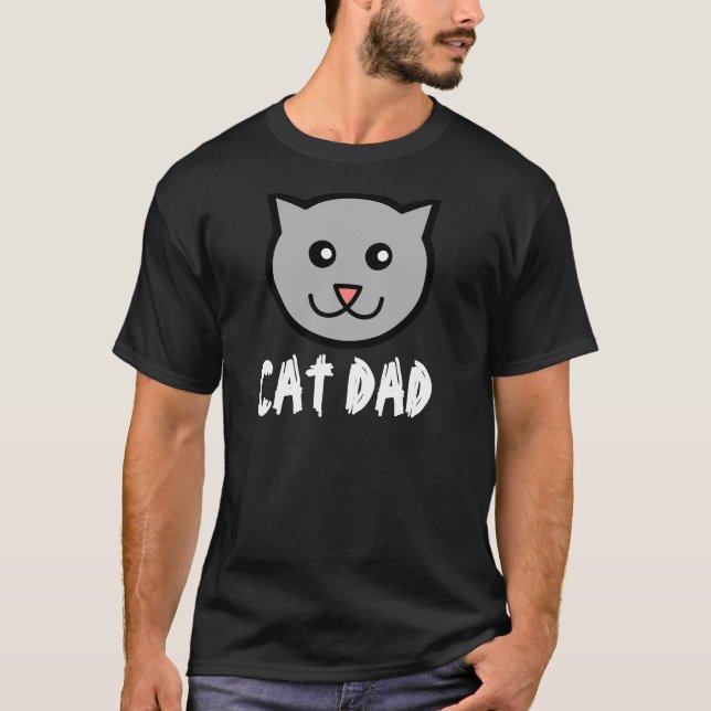 Katzen-Vater-T - Shirts (Vorderseite)