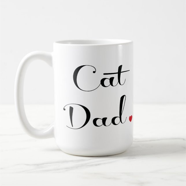 Katzen-Vater-Tasse Kaffeetasse (Links)