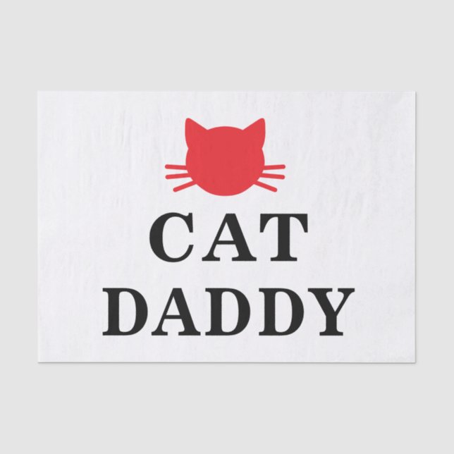 Katzen-Vati-Seidenpapier Seidenpapier (Vorderseite)