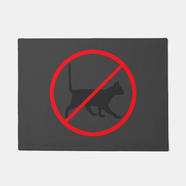 Katzen verboten fußmatte (Vorderseite)