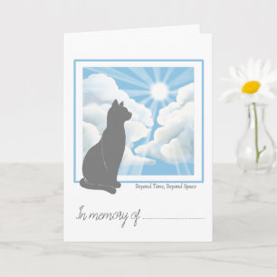 Katzen Verlust Mitgefühl Karte 