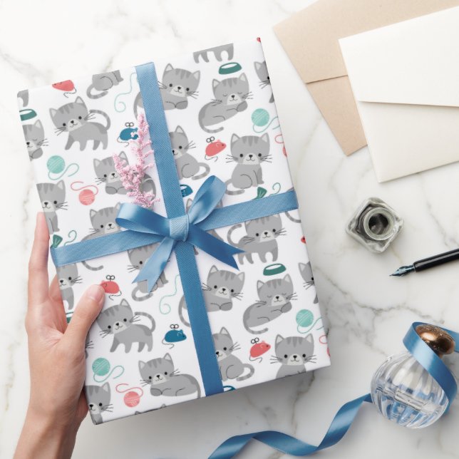 Katzen-Verpackungspapier, Katzen-Geschenkverpackun Geschenkpapier (Schenken)