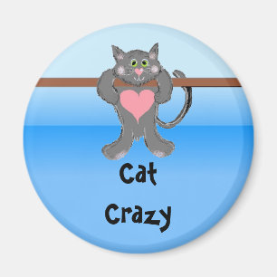 Katzen verrückt magnet