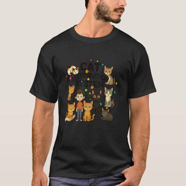 KATZEN-Verteilungssystem T-Shirt (Vorderseite)