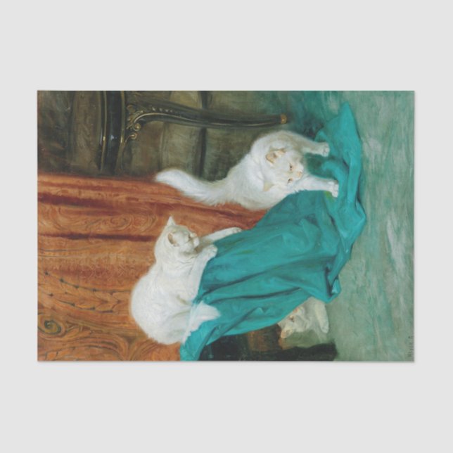 Katzen von Arhur Heyer Seidenpapier (Vorderseite)