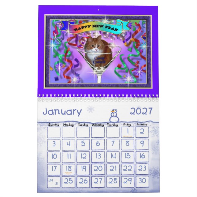 KATZEN VON SHERRIEY KALENDER (Jan 2027)