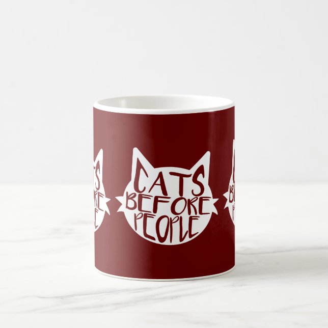 Katzen vor der Anwendung Kaffeetasse (Mittel)