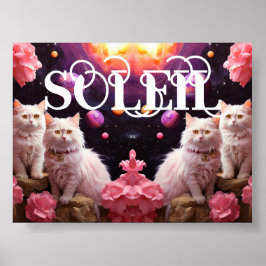 Katzen-Wandkunst für Katzenliebhaber Poster