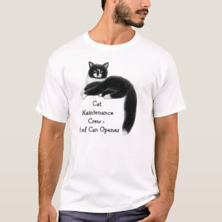 Katzen-Wartungs-Crew-T - Shirt