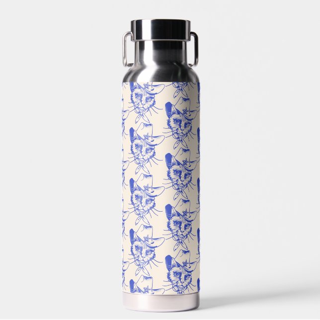 Katzen-Wasserflasche Trinkflasche (Vorne)