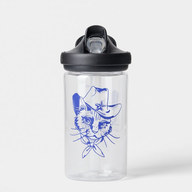Katzen-Wasserflasche Trinkflasche (Vorne)
