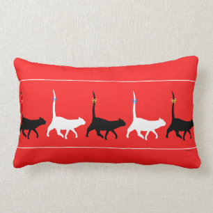 "Katzen-Weg-" Bauholz-Kissen Lendenkissen