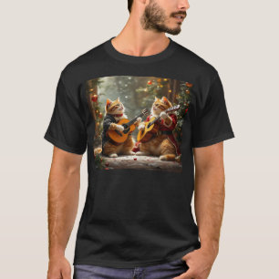 Katzen Weihnachten T-Shirt