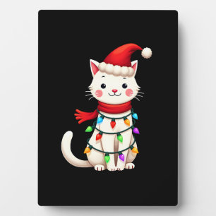Katzen-Weihnachtsbaum-Weihnachten (2) Fotoplatte
