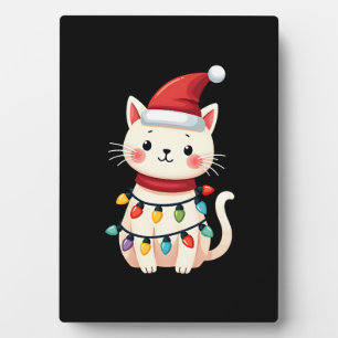 Katzen-Weihnachtsbaum Weihnachten (4) Fotoplatte