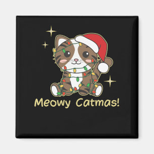 Katzen Weihnachtstiere Niedliche Katzen Meowy Catm Magnet