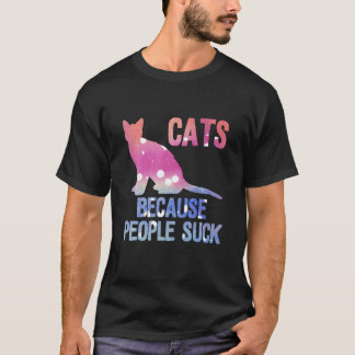 Katzen, weil Menschen Shirt sind zum Kotzen