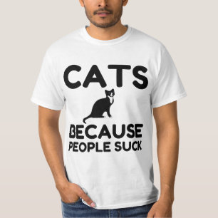 Katzen, weil Menschen Sind zum Kotzen T-Shirt