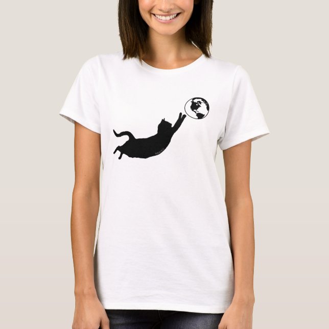 Katzen-Welt T-Shirt (Vorderseite)