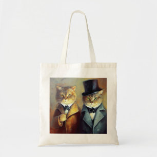 Katzen wie Holmes und Watson Tragetasche