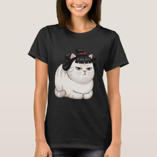 Katzen-Workout Dicke Fitness Lustig Faul Süß Mürri T-Shirt