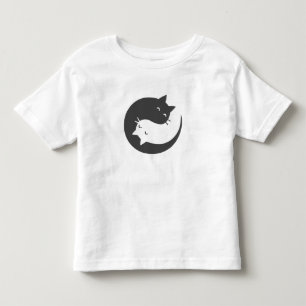 Katzen Yin und Yang mandala - Wählen Sie Hintergr Kleinkind T-shirt