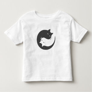 Katzen Yin und Yang mandala - Wählen Sie Hintergru Kleinkind T-shirt
