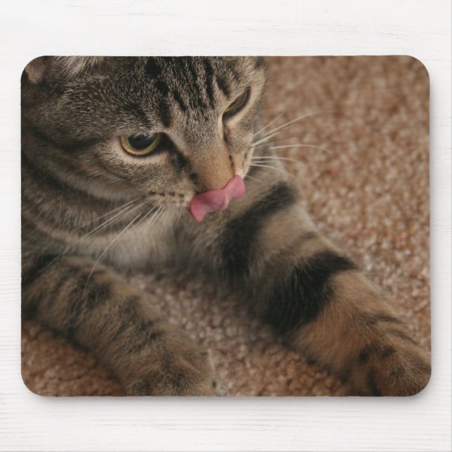Katzen-Zunge Mousepad (Vorne)