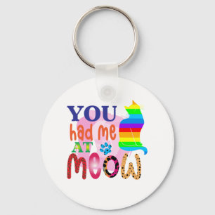 Katzenart, die du mir bei Meow_2 gegeben hast Schlüsselanhänger