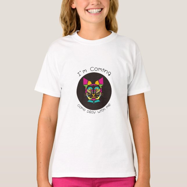 Katzenart Pop T-Shirt (Vorderseite)