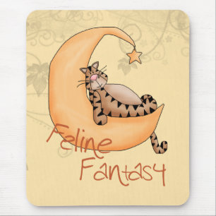 Katzenartige Fantasie Mousepad
