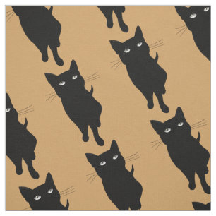 Katzenartige gotische Miezekatze der schwarzen Stoff
