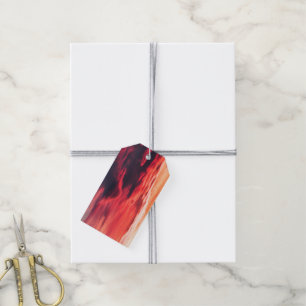 katzenartige Welle Geschenkanhänger