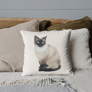 Katzenaufnäher Kissen Niedlich und schick