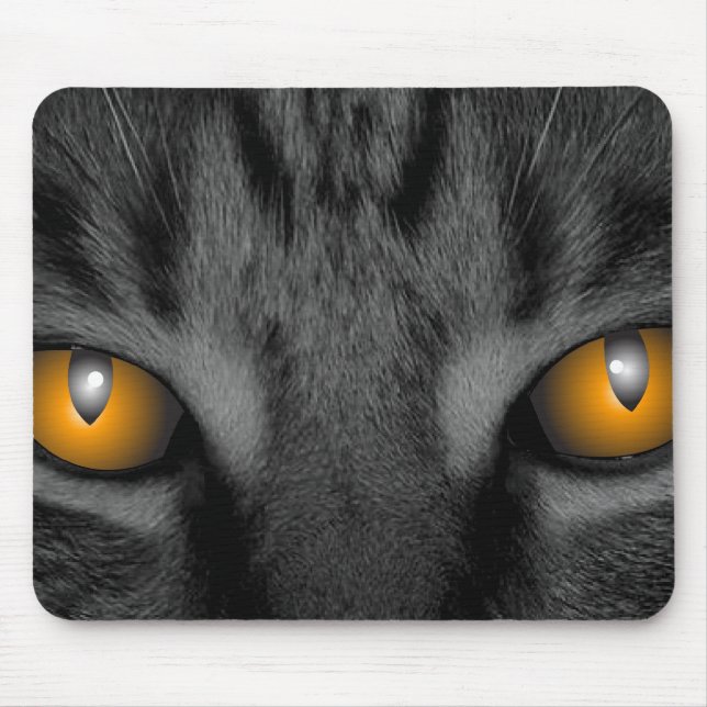 Katzenaugen-Mausunterlage Mousepad (Vorne)