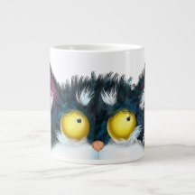 Katzenaugen mit Zwei-Tone-Tasse