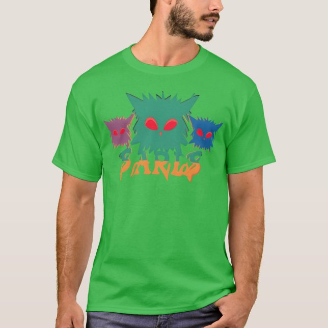 Katzenband-Geschenk T-Shirt (Vorderseite)