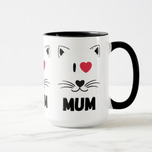 Katzenbecher Ich liebe Mutti Tasse