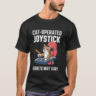 Katzenbediente Joystick Ergebnisse Können Variiere T-Shirt