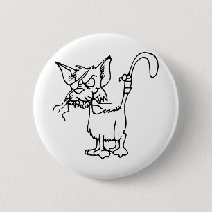 Katzenbekämpfung verletztes Tier Bandage Feline Button