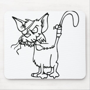 Katzenbekämpfung verletztes Tier Bandage Feline Mousepad