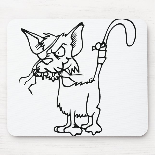 Katzenbekämpfung verletztes Tier Bandage Feline Mousepad (Vorne)