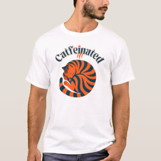 Katzenbekehrt Lustiger Kaffee Katze T-Shirt