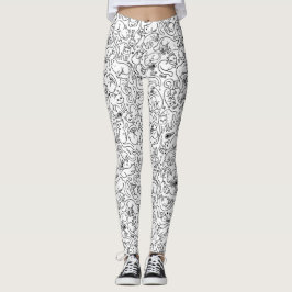 Katzenbesessen - Crazy Cat Lady Leggings