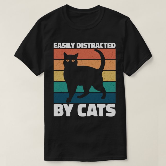 Katzenbesitzer bei Niedlichen Katzen, leicht abgel T-Shirt (Design vorne)
